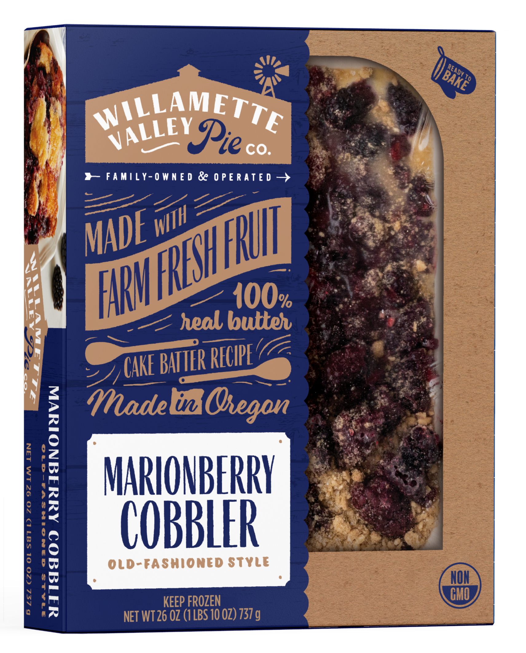 Marionberry Cobbler